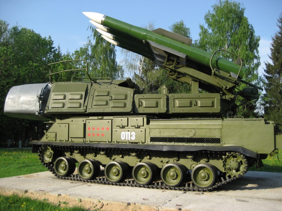 Бук-М1, состоящий на вооружении Украины