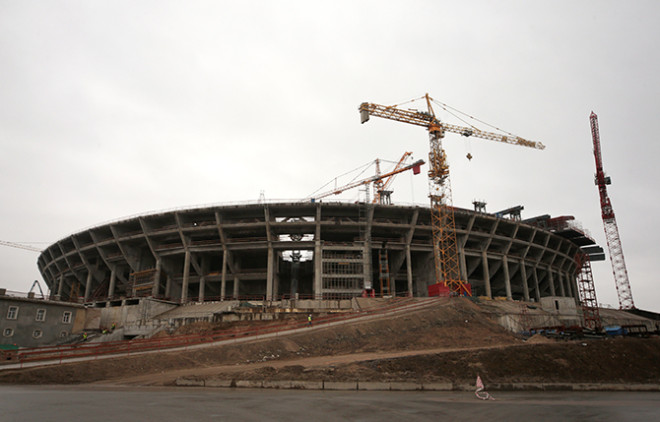 Текущее состояние стадиона в Санкт-Петербурге