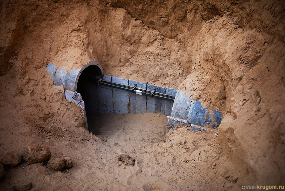 Вход в тоннель с израильской стороны. Власти страны обнаружили его 21 марта 2014 года
