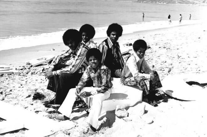 Jackson 5 на пляже в 1971 году
