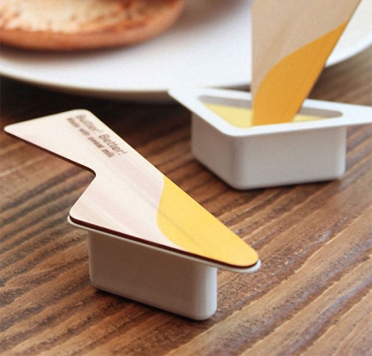 Дизайнер Yeongkeun создал упаковку масла с ножом в виде крышки.