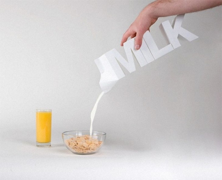 Канадские дизайнеры Julien De Repentigny и Gabriel Lefebvre представили концепцию молочной упаковки, которой позавидовали бы даже иллюзионисты.