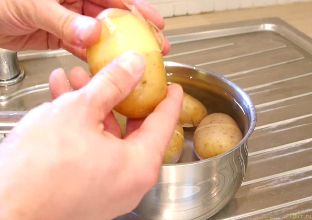 Как почистить картошку