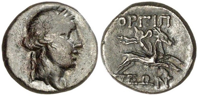 Серебряная монета 11 века