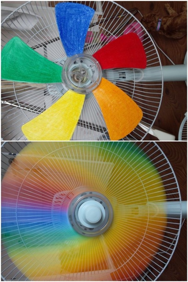 Цветной вентилятор